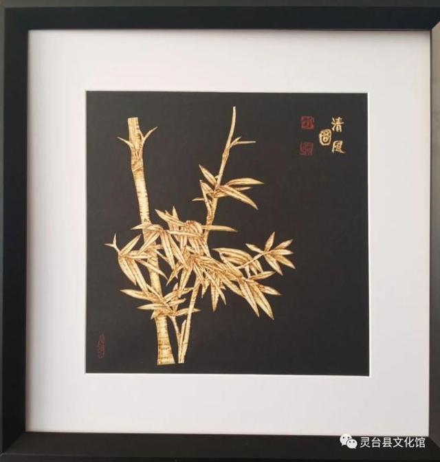 快來圍觀丨靈臺縣文化館干部劉強麥稈畫又出新作品啦！